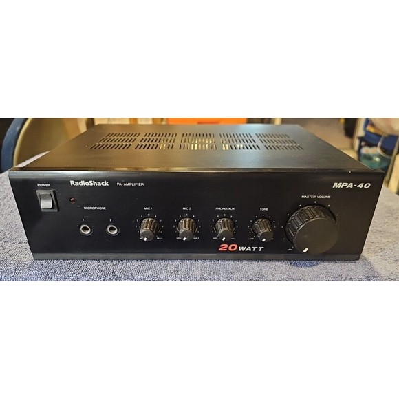 Radio Shack MPA-40 PA Amplifier Tested! - Picture 1 of 4